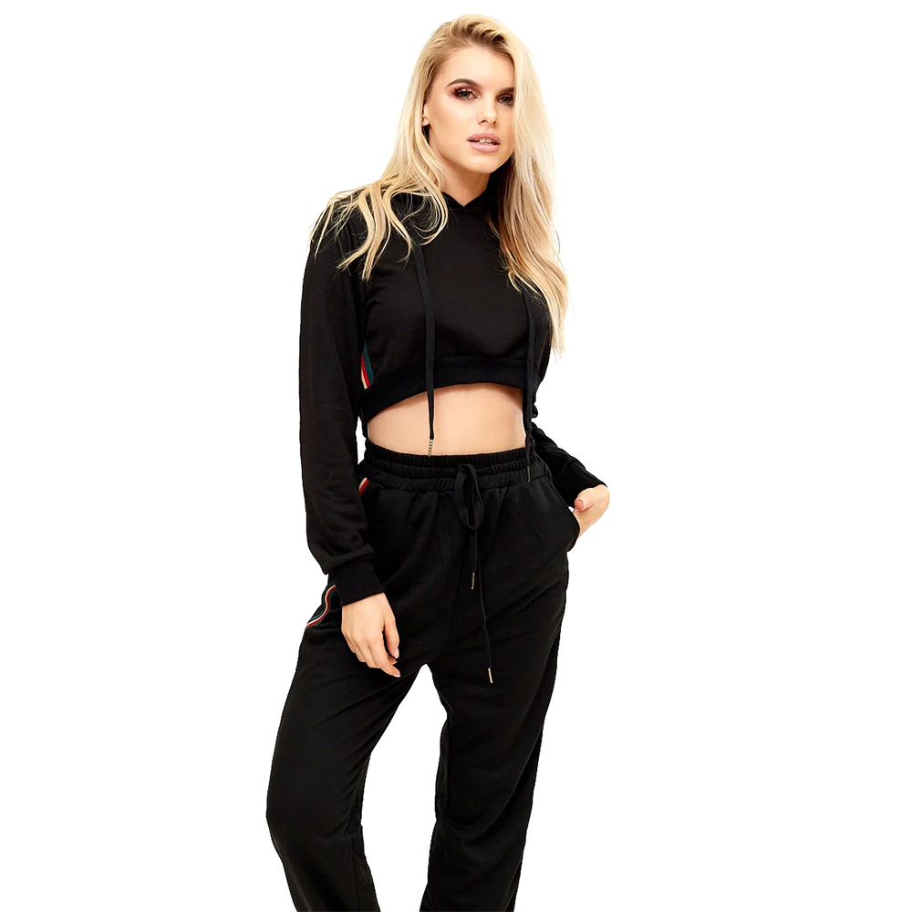 Women's Crop Hoodies Sets